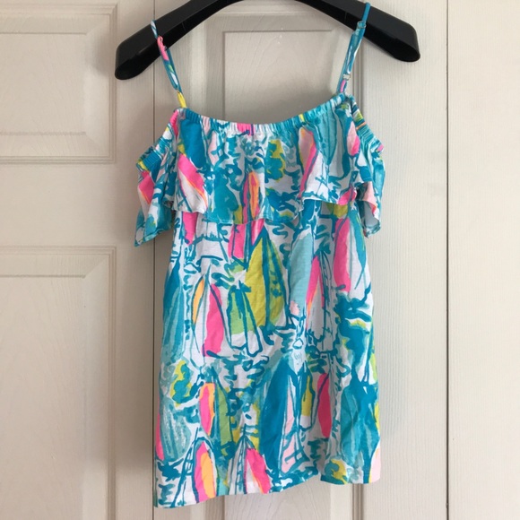 NWOT Lilly Pulitzer Tamiami Off The Shoulder Top - Picture 1 of 3